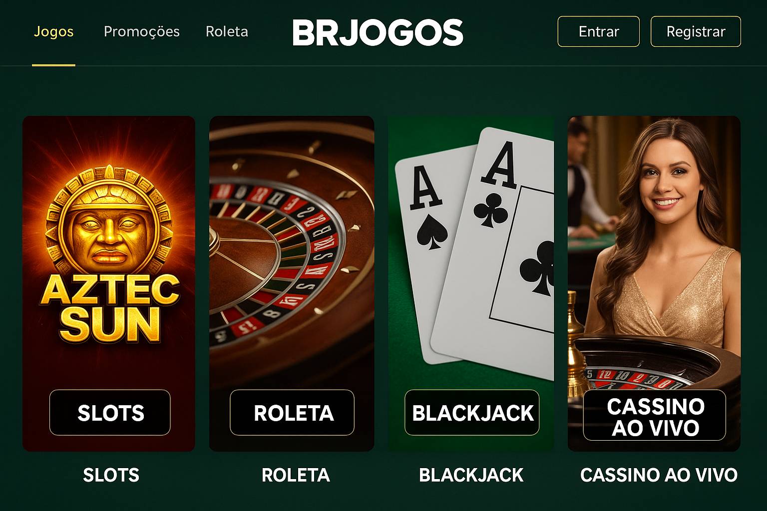 Jogos de cassino online BRJOGOS